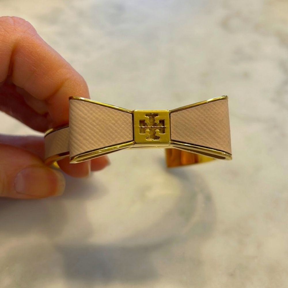 Tory burch pink hue cuff bracelet